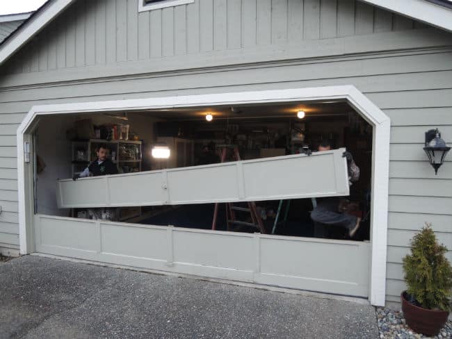 Garage Door Bent Panel Repair in West Linn OR By ETS Garage Door Of Portland OR