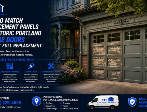 How to Match Replacement Panels on Historic Portland Garage Doors Without Full Replacement